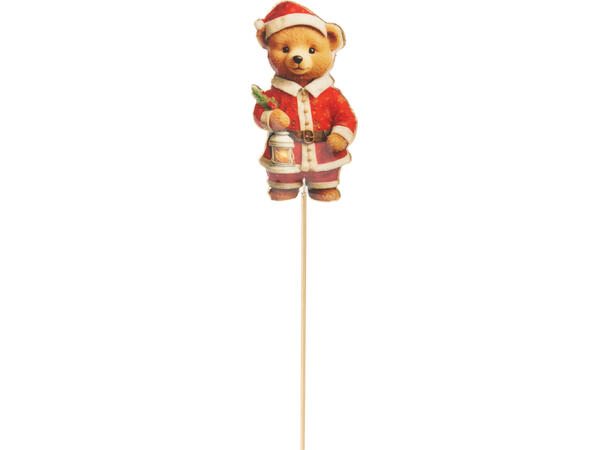 Dekorpinne julemotiv metall 30cm 8ass Display 48stk 