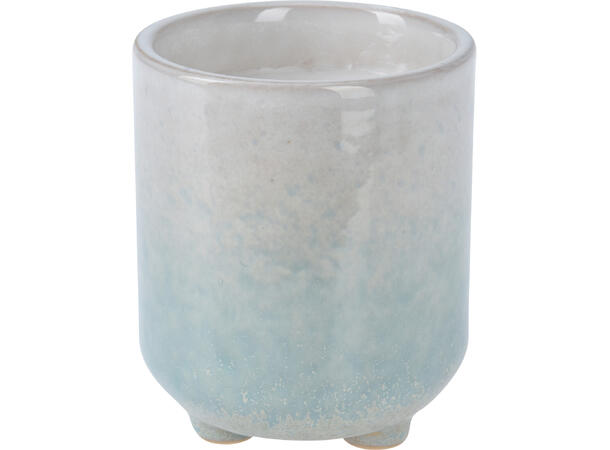 Duftlys 7,5x7,5cm keramikk 3ass Forpk 12stk Havduft Caranekk frisk lin 