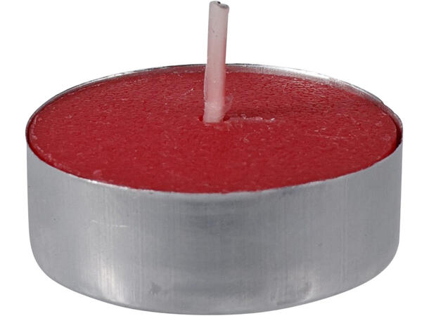 Duftlys Telys 24stk Rød Grønn Hvit 3ass Brenntid 3t 