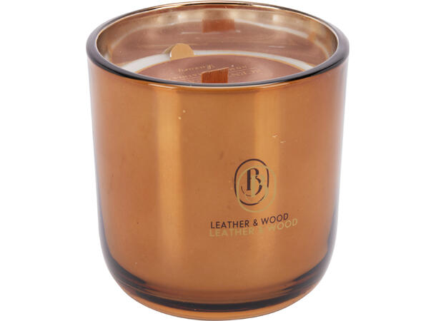 Duftlys glass m/treveke 9x9,5cm 2ass 12stkV:190gr.voks 2ass Brenntid:26 timer 