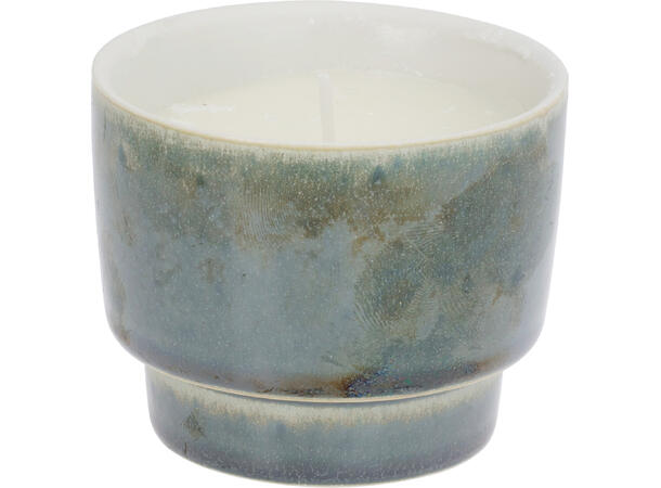 Duftlys keramikk m/sitronella 8x6cm 4ass 12stk i Display 