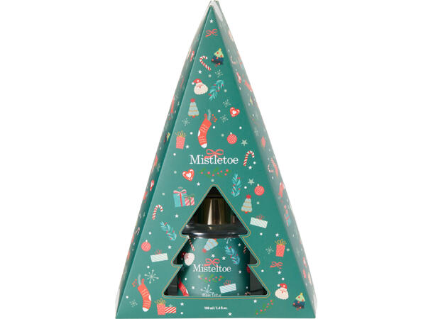 Duftolje 100ml juletre 3ass Rød Grønn Hvit Nektarin Fiken Rose 