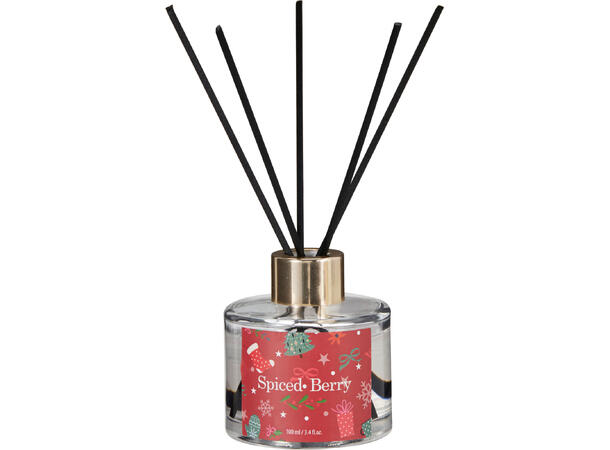 Duftolje 100ml juletre 3ass Rød Grønn Hvit Nektarin Fiken Rose 