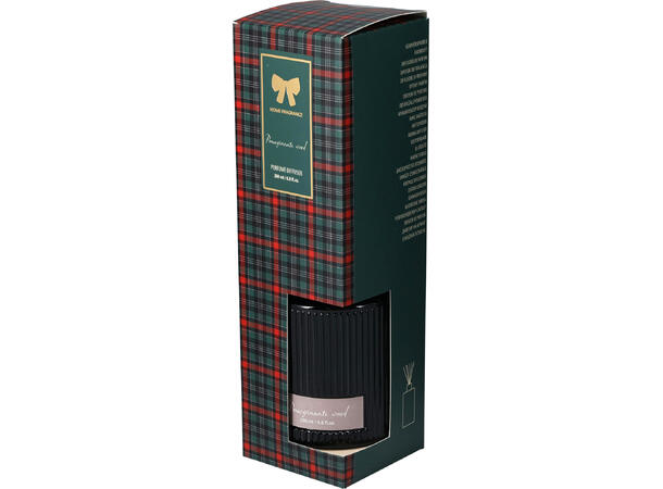 Duftolje 200ml Ruter Sløyfer 3ass Rød Burgunder Grønn 