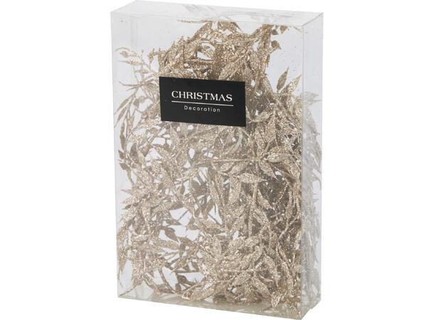 Girlander champagne/gull L:180cm 2ass Display 18stk 