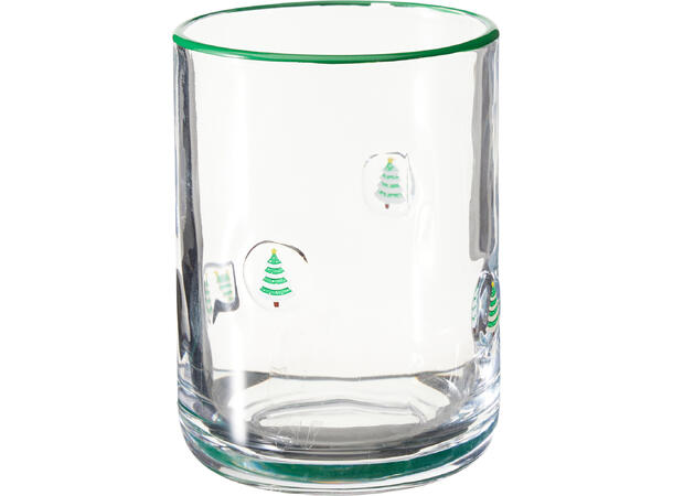 Glass m/julefigur 410ml 8,5x11cm 4ass Forpk 12stk Sodaglass  Vekt: 380gr 