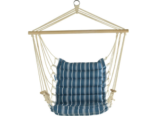 Hengestol blå striper 100x53cm 60% Bomull 40% Polyester 