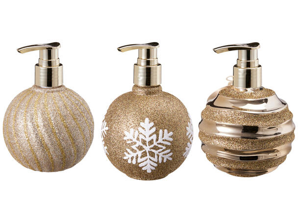 Håndsåpe julekule m/pumpe 350ml 3ass Vekt: 355 gram 