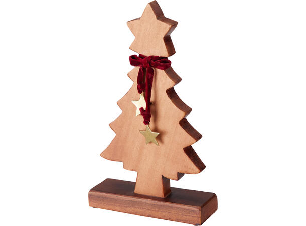 Juletre mørk mango m/stjerne 40cm 2ass Forpk 12stk 