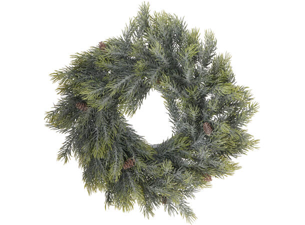 Krans furu m/kongler 35cm 3ass 