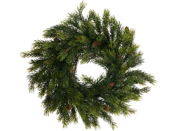 Krans furu m/kongler 35cm 3ass 