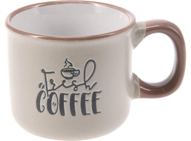Krus keramikk espressotekst Ass sitater Forpakning:12stk 90ml 110g D:6cm H:5,3cm 
