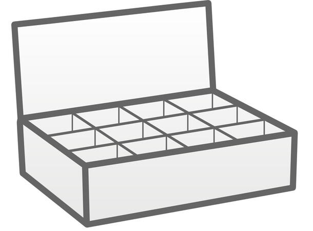 Kubbelys LED rød rustikk voks 7,5x15cm Display 12stk Batteri 2xAA Timer 6/18t 