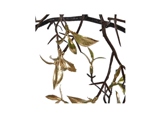 Kvist gren svart/gull 110cm 