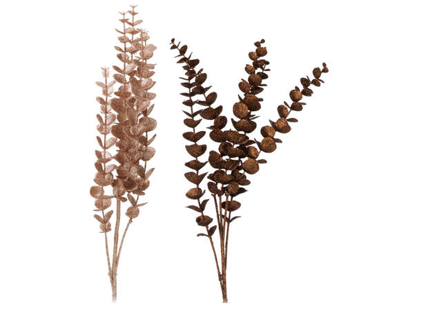 Kvist m/eukalyptus gullglitter 85cm 2ass 