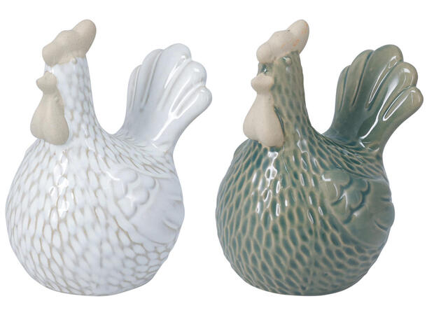 Kylling påske porselen 12,5cm 2ass 