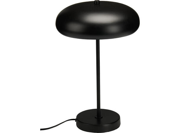 Lampe metall sort 25x40cm 2xE14. 1,5m ledning 