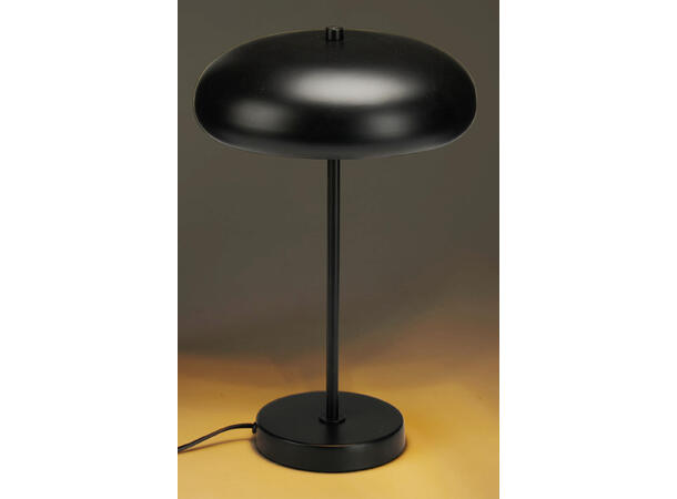 Lampe metall sort 25x40cm 2xE14. 1,5m ledning 