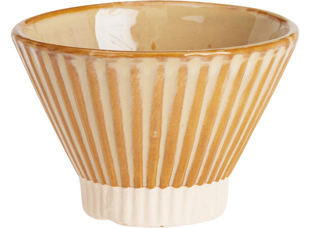 Lysestake kronelys keramikk 4ass Forpk 12stk Krem burg amber grønn 