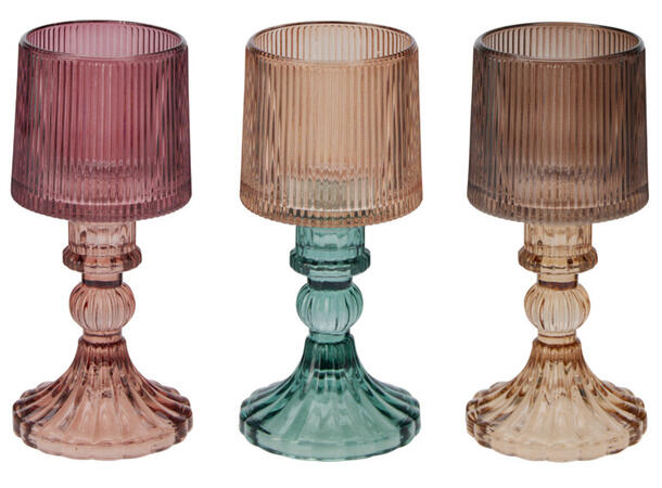 Lysestake lampefasong 8x17cm 3ass Forpk 12stk 