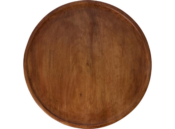 Lysfat valnøtt mangotre 38x38x1,5cm Forpk 8stk 