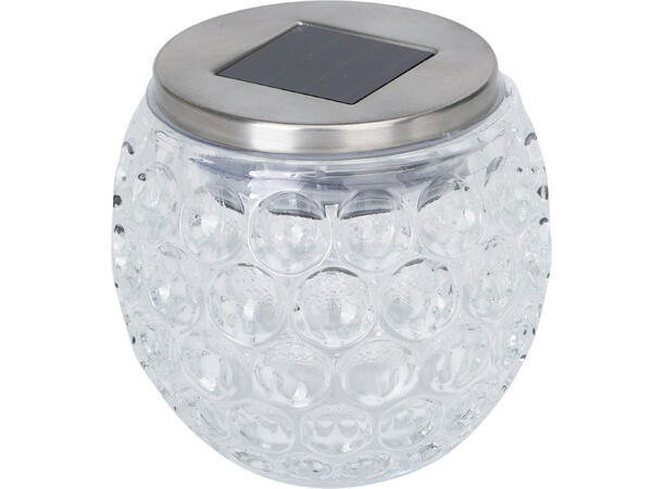 Lysglass Solar blank 8x10cm 3ass Forpk 6stk Batteri 1xAA inkl 