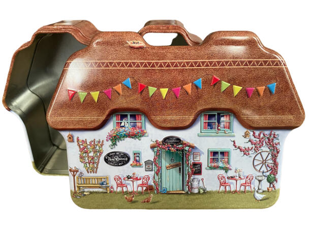 Metallboks Hytte Tea 17x12x4,5cm 600ml 