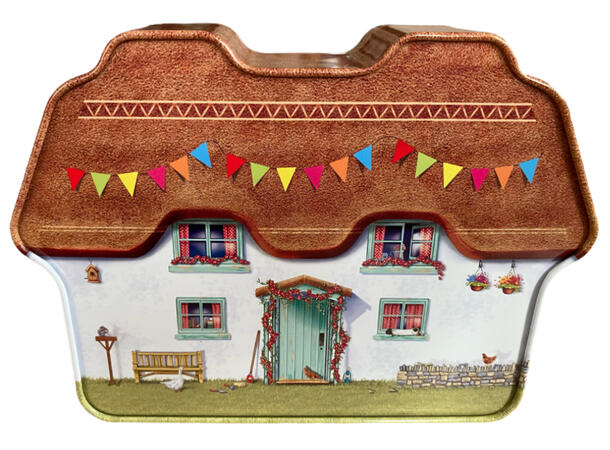 Metallboks Hytte Tea 17x12x4,5cm 600ml 