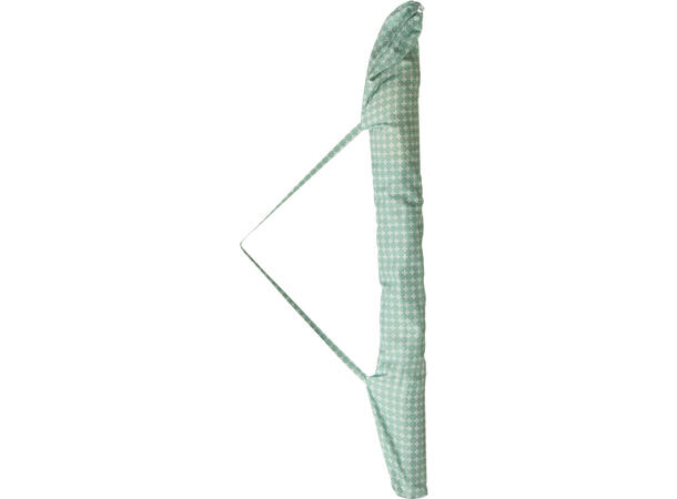 Parasoll rosa,blå etc pastell 176cm 4ass UPF30+ m/hvit metallstang 