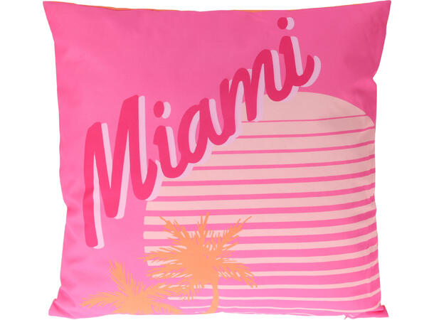 Pute 45x45 m/fyll palme/Miami 45x45cm Fyllvekt:350gram 