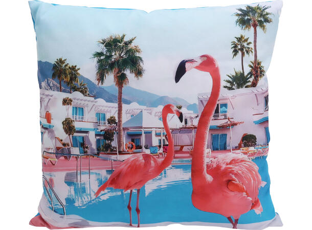 Pute 45x45 m/fyll palme/Miami 45x45cm Fyllvekt:350gram 