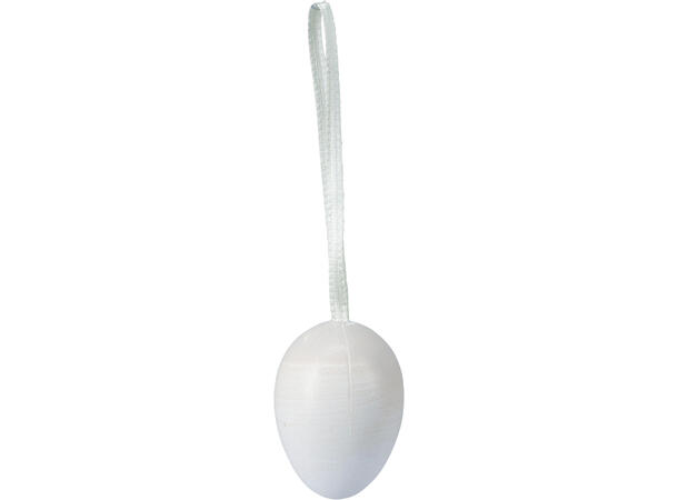 Påskeegg naturfarger m/stripe 4cm 10stk Display 15stk 