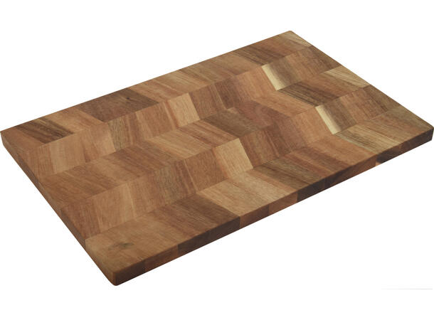 Skjærefjøl akasie fiskebein 36x23x1,6cm 