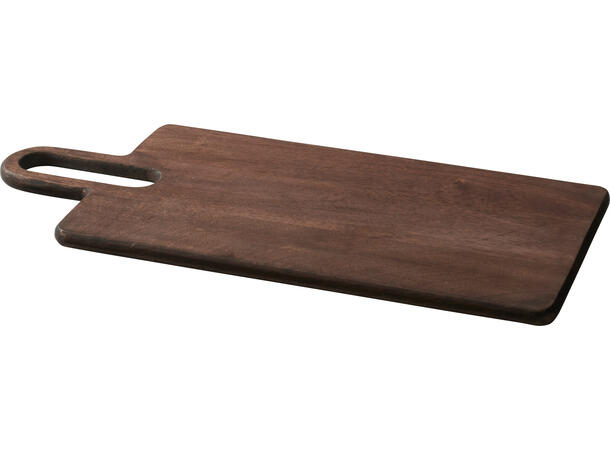 Skjærefjøl mørk brun mangotre 56x25cm Vekt: 700gram 