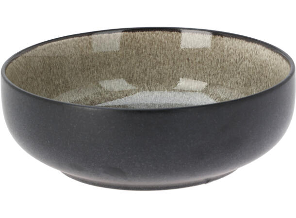 Skål keramikk matt sort 16,5x5,5cm Forpk 6stk Vekt 460gr Volum 750ml 