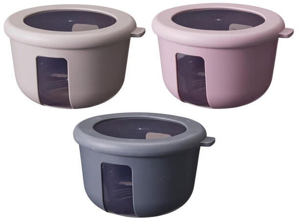 Snackboks PP/TPE 600 ml 3 assortert Godkjent for matkontakt 