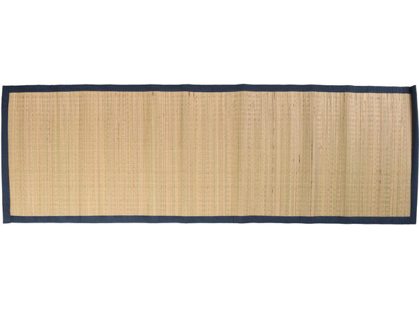 Strandmatte flettet natur 60x180cm 2ass Offwhite/grå 