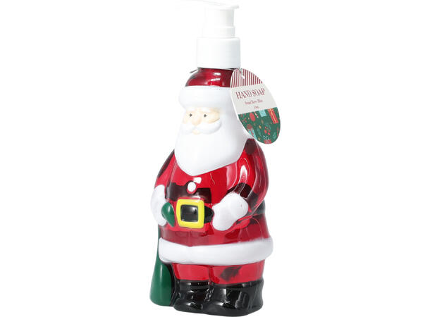 Såpe juledesign m/pumpe 310ml 19cm 3ass 