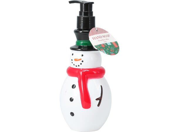 Såpe juledesign m/pumpe 310ml 19cm 3ass 