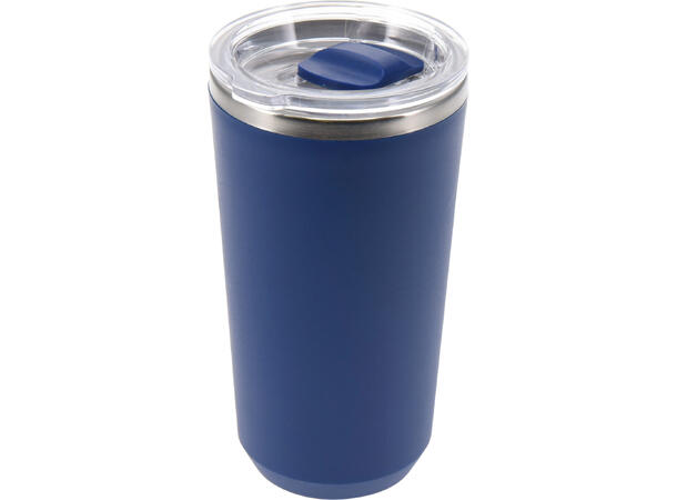 Termokopp m/lokk 0,42L h:16,3cm Forpk 24stk blå oker grå 