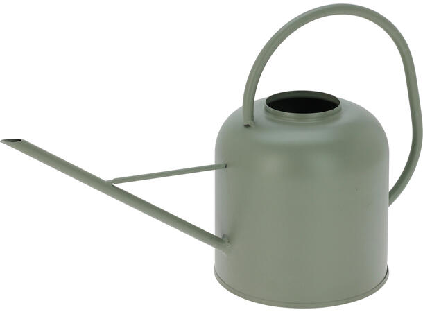 Vannkanne metall 1,2L 33x13x20cm 3ass Hvit,grønn,beige 