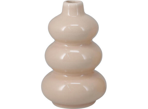 Vase sett 3 deler 24x9x11cm sand Keramikk 