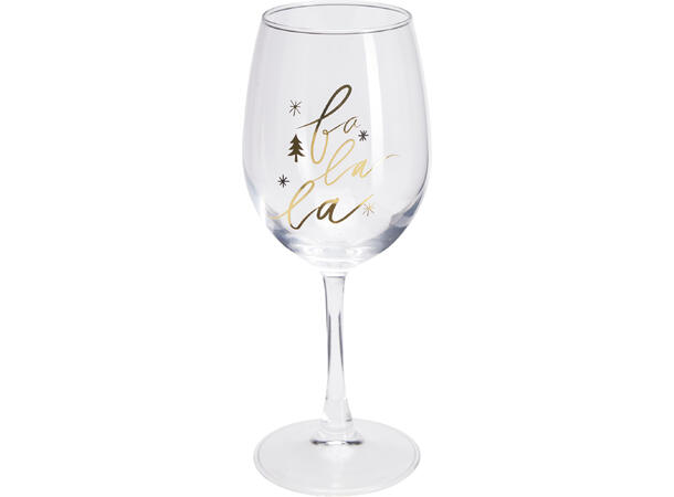 Vinglass Julemotiv 350ml 2stk 2ass Materiale: Glass | Vekt: 190g pr stk 