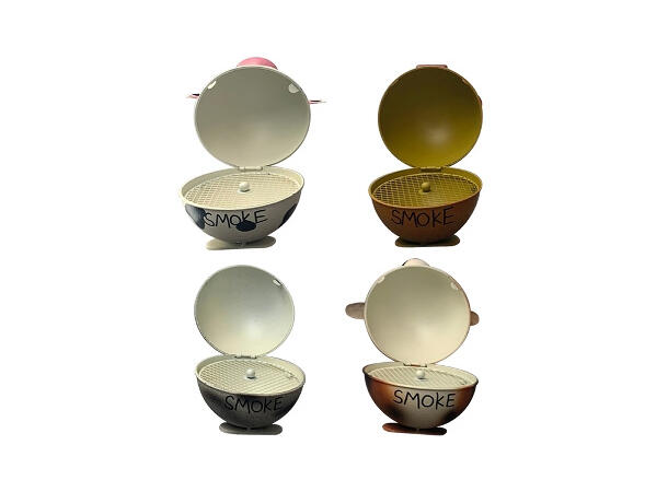 Askebeger bordklype metall 17x20cm 4ass 