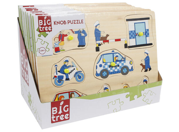 Big Tree Puzzle politi/amb/brann 30x22cm 