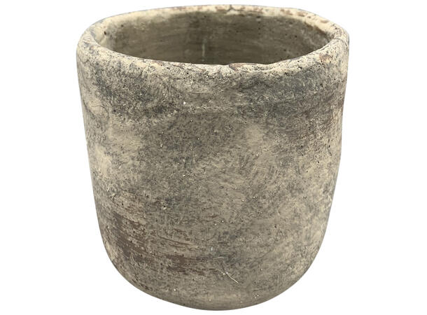 Blomsterpotte beige sement 10,5x10cm Forpk 18stk 