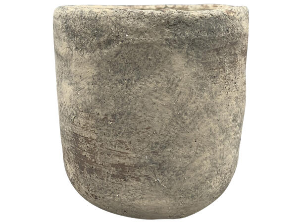 Blomsterpotte beige sement 10,5x10cm Forpk 18stk 