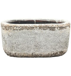 Blomsterpotte krem terracotta 24x15x12cm Forpk 6stk