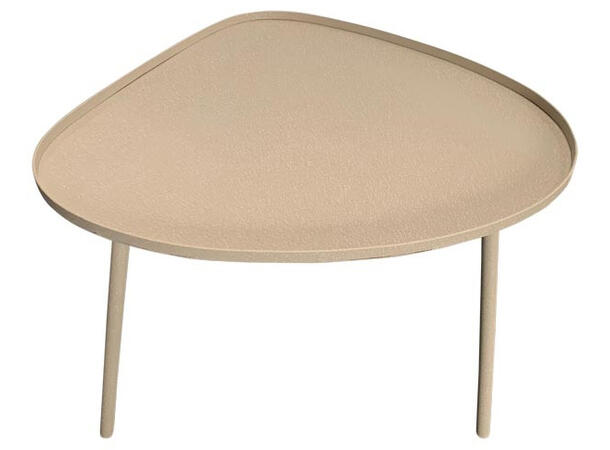 Bord metall emalje grått 54x49,5x49cm 