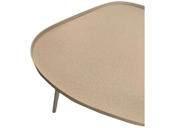 Bord metall emalje grått 54x49,5x49cm 